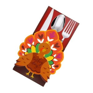 Thanksgiving Cutlery Holder Set
