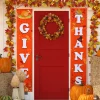 Thanksgiving Decorations Door Porch Signs
