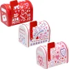 3Pcs Valentines Tin Mailbox