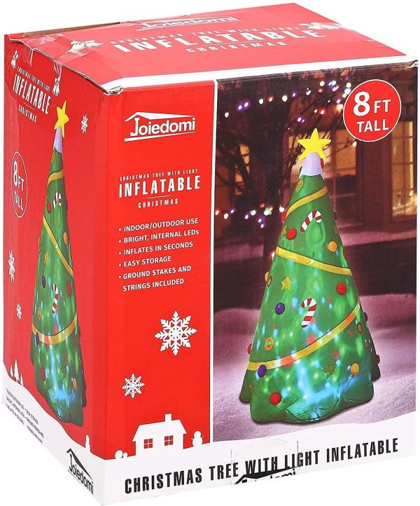 8ft Inflatable Christmas Tree Decorations