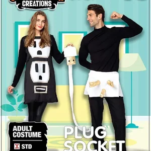 Adult USB Plug and Socket Halloween Costume Set