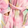 Girls Unicorn Hooded Bathrobe Sleepwear