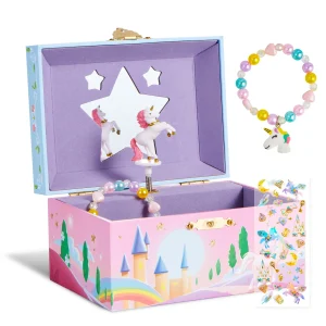 Girls Unicorn Musical Jewelry Box