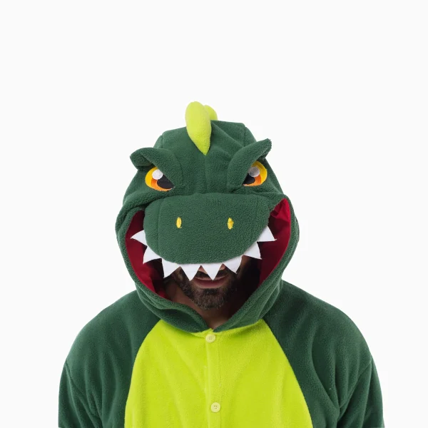 Unisex Adult Dinosaur Pajamas Halloween Costume