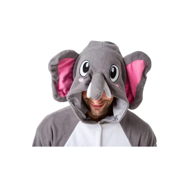 Unisex Adult Elephant Pajamas Halloween Costume