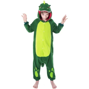 Unisex Kids Dinosaur Pajamas Halloween Costume