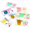 28Pcs Kawaii Glitter Mochi Squishy with Valentines Day Cards for Kids-Classroom Exchange Gifts