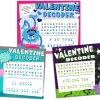 36Pcs Valentines Gift Cards With Decoding Games