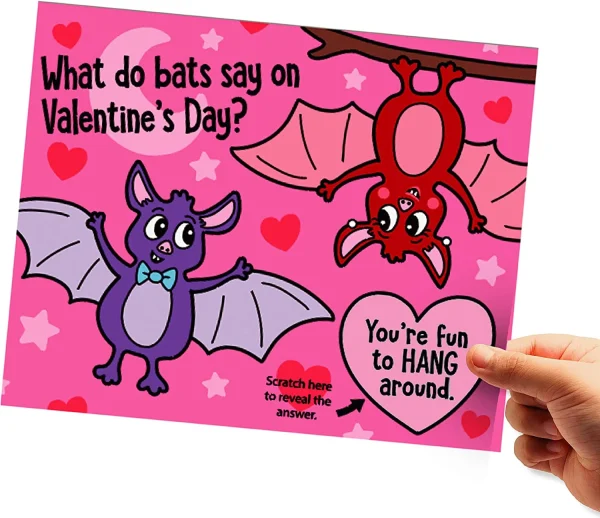 36Pcs Valentines Funny Scratch-off Cards