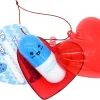 28Pcs Pill Shaped Pen Filled Hearts Set with Valentines Day Cards for Kids-Classroom Exchange Gifts