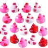 18pcs Mini Valentines Day Rubber Ducks Novelty Toys