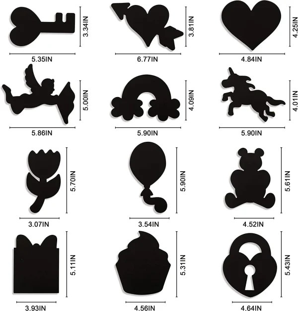 28 Sets Valentines Day Scratch Paper for Kids