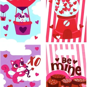 112Pcs Valentines Day School Gifts Stationery Set for Kids-Classroom Exchange Gifts