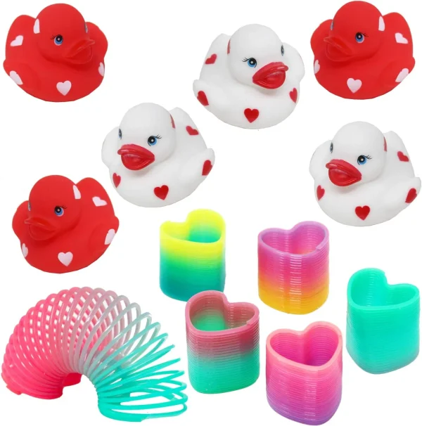 120Pcs Valentines Day Party Favor Supplies with Valentines Day Cards for Kids-Classroom Exchange Gifts