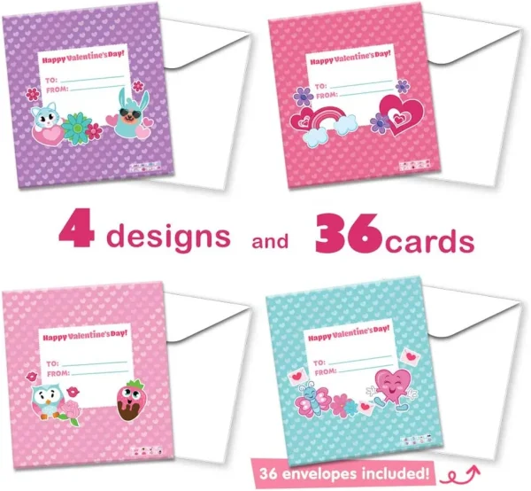 36Pcs Valentines Gift Cards Of I Spy Game
