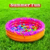 3pcs Watermelon Donuts and Pizza Inflatable Kiddie Pool 47in