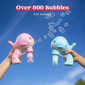 2pcs Whale Bubble Guns with Bubble Solutions