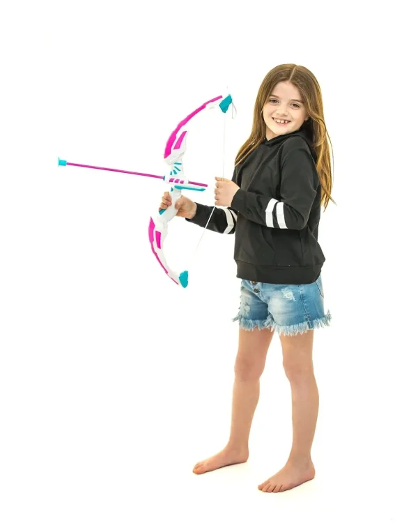 C-bow Girl Toy Archery Set with Flashing LED Lights