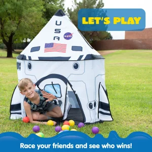 Kids Rocket Ship Play Tent Pop up Play