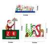 6pcs Christmas Wooden Tabletop Centerpiece Signs