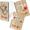 3Pcs Handmade Valentines Day Cards