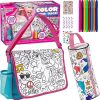 Color Your Own Messenger Bag and Pencil Case