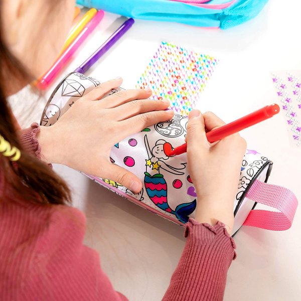 Color Your Own Messenger Bag and Pencil Case