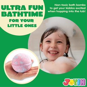 6Pcs Bath Bomb with Mini Boys and Girls Figurine 5oz