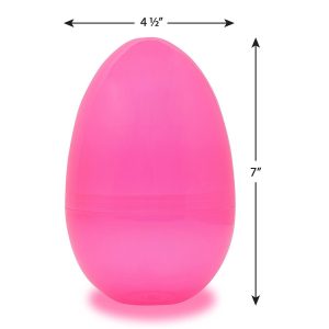 Giant Easter Eggs, Transparent Colors, 12-pack