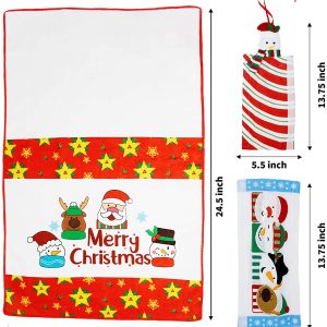 Christmas Kitchen Appliance Handle Covers for Kitchen