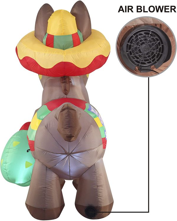 6ft Large Inflatable Cinco De Mayo Donkey
