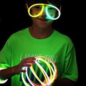Syncfun 8″ Glowstick and Glow Accessories, 200 Pcs