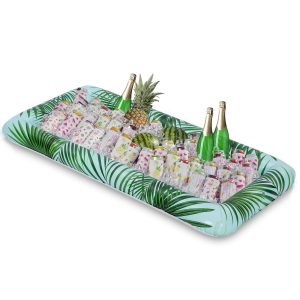 Green Luau Themed Inflatable Serving Bars, 2 Pack – SLOOSH