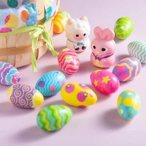 18Pcs Easter Squishy Slow Rising Toys Set