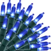 100 LED Blue Led Christmas Lights Decoration