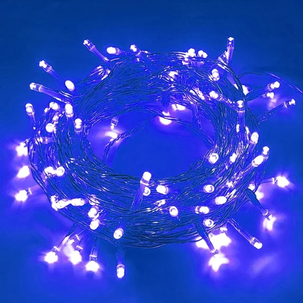 100 LED Blue Led Christmas String Lights