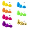 100Pcs Colorful and Golden Easter Egg Shells 2.3in