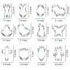 12Pcs Easter Bunny Cookie Cutters Set