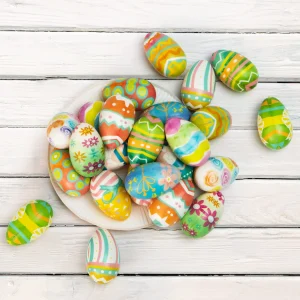 12Pcs Easter Colorful and Soft and Yielding Eggs