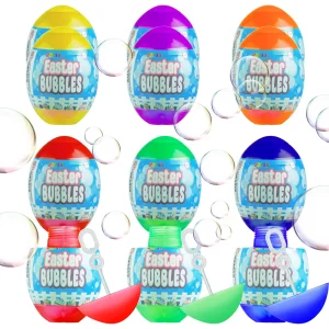 12Pcs Easter Egg Bubble Wands