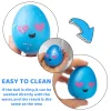12Pcs Glow in the Dark Emotion Squishies Prefilled Easter Eggs 3.2in