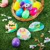 12Pcs Jigsaw Puzzle Prefilled Easter Eggs 2.2in