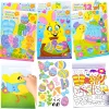 12Pcs Kids Easter Coloring Books with Stickers