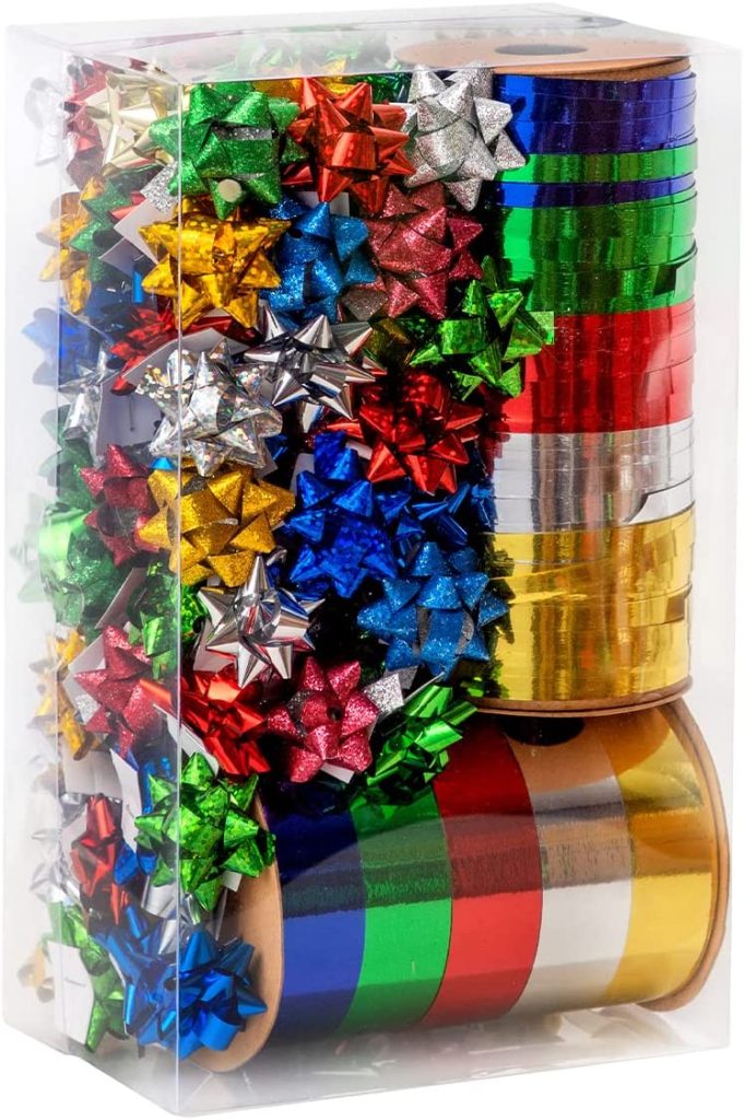 JOYIN Holiday Tissue Paper Assortment Ten Colors, 150-Piece Set Christmas Design