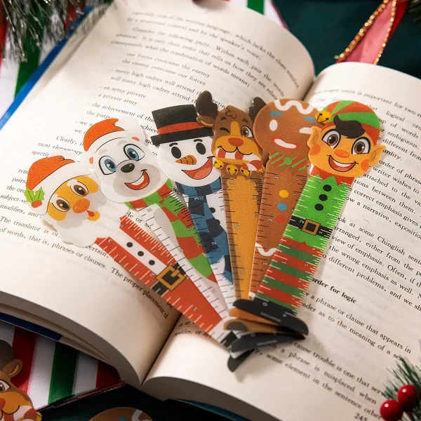 144pcs Christmas Bookmark Rulers