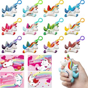 Unicorn Slow-Rising Squishy with Cards, 12 Pack