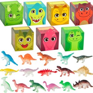 Valentine 3D Box with Dinosaur, 32 pack