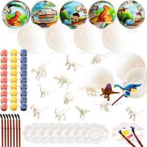 9pcs Easter Eggs with Dinosaur Craft Kit