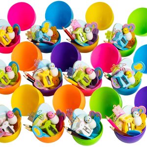 Easter Pre-filled Egg with Stationery, 12 Pack