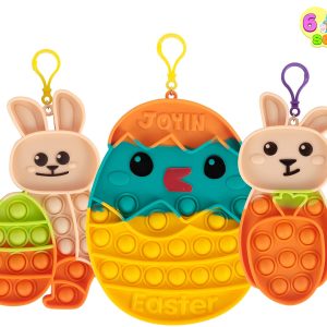 Easter Pop Fidget Toys, 6 Pack
